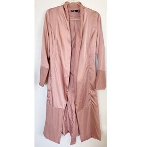 Boohoo | chiffon belted long duster